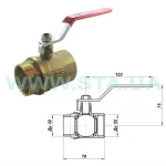 Кран шаровой STA 1 1/4