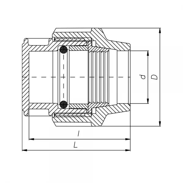 Заглушка для труб ПЕ ITAL 25 мм