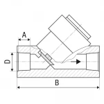 Зворотний клапан PP-r ITAL 20 мм