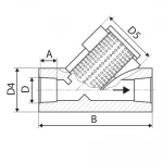 Фільтр PP-r механічного очищення ITAL 20 мм