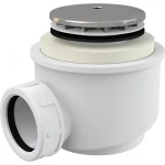 Сифон для душового піддона ALCA PLAST A47CR-60 хромований діаметр 60 мм