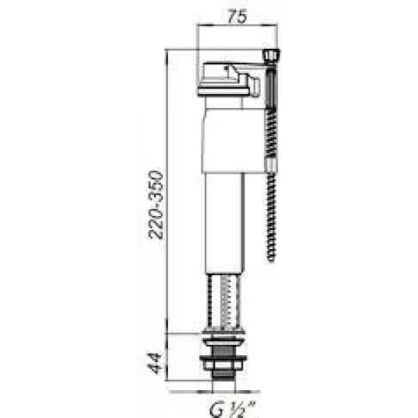 АНн-01 арматура нап. з ниж. підведенням 