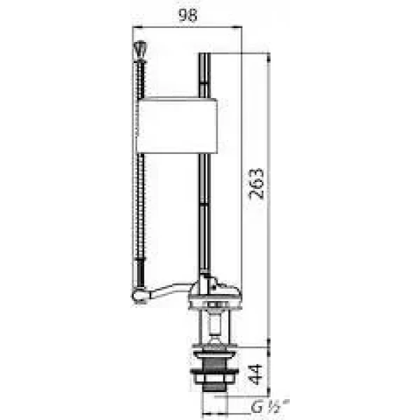 АНн-02 арматура нап. з ниж. підведенням 