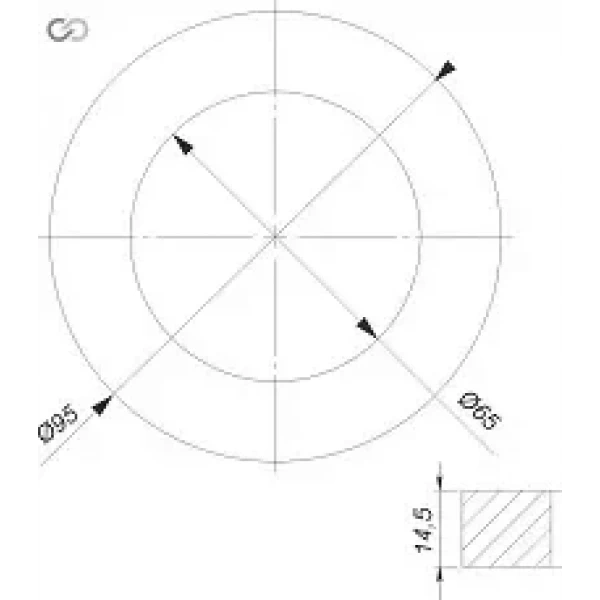 АС-06.18.3П прокладка універсальна {50}