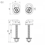 СУ-3,10 ЗП пласт. кріплення {60}