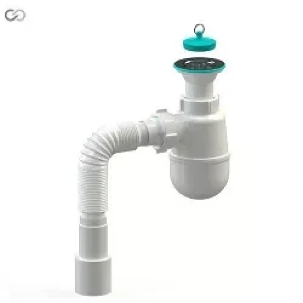 К1310 кухня 1 1/2*40, литий нерж. випуск, пробка, гофротруба 40*40/50 {25}