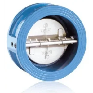Клапан обратный межфланцевый DN80 PN16 чугунный с хромированным затвором