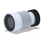 Удлинитель гибкий для унитаза ANI PLAST K828 выпуск Ø110 мм длина 230-530 мм