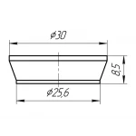 М025 Прокладка конічна 25 мм {30}
