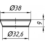 М032 Прокладка конічна 32 мм {30}