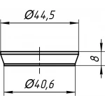 М040 Прокладка конічна 40 мм {30}