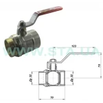 Кран шаровой STA 1 1/4