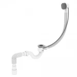 Сифон для ванни прямоточний Kronoplast В-1050 ПА 40/50 напівавтомат з переливом та тросом 580 мм (SV27400733)