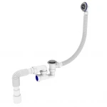 Сифон для ванни Kronoplast В-0550 К 40/50 Сlick-Сlack з переливом (SR27200133)