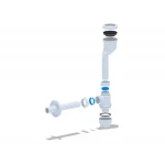 Сифон для писсуара ANI PLAST U1003 с выходом на 32 мм и прямой трубой 32 мм