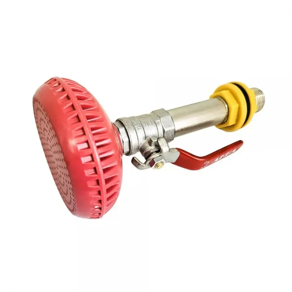 Душ STA комплект металевий (врізка-згін16,5см, Ø 9см) {200}