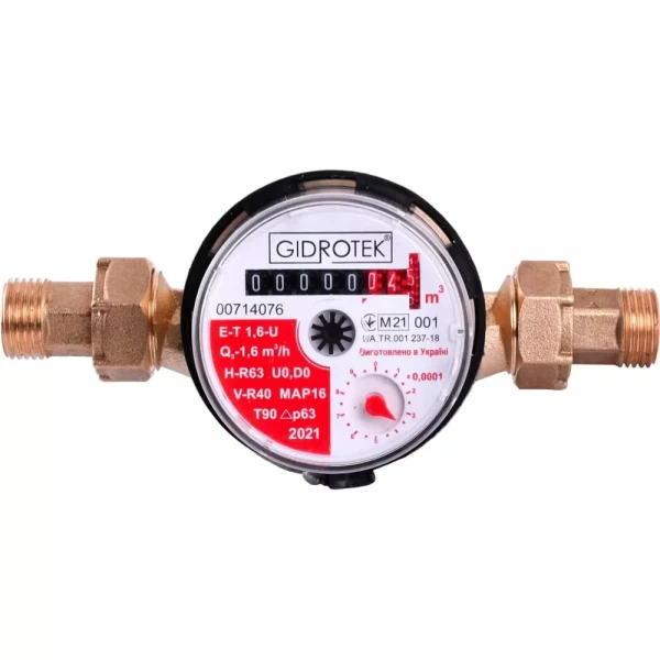 Счетчик воды ГИДРОТЕК E-T 1.6 UГ 1/2