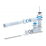 Сифон для душового піддону ANI-plast Е216 регульований 1 1/2