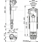 Сифон для раковины ALCA PLAST SA2000S 1/2