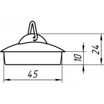 М300 Пробка Ані для сифона 1 1/2 