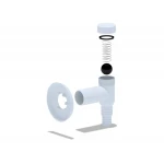 Сифон для пральної машини ANI-plast М500 сухий затвор