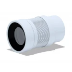 Подовжувач гнучкий для унітазу ANI-plast K821R випуск Ø110 мм (190-370 мм)