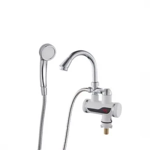 Проточный водонагреватель WEZER SDR-B07STP с датчиком температуры для ванны.