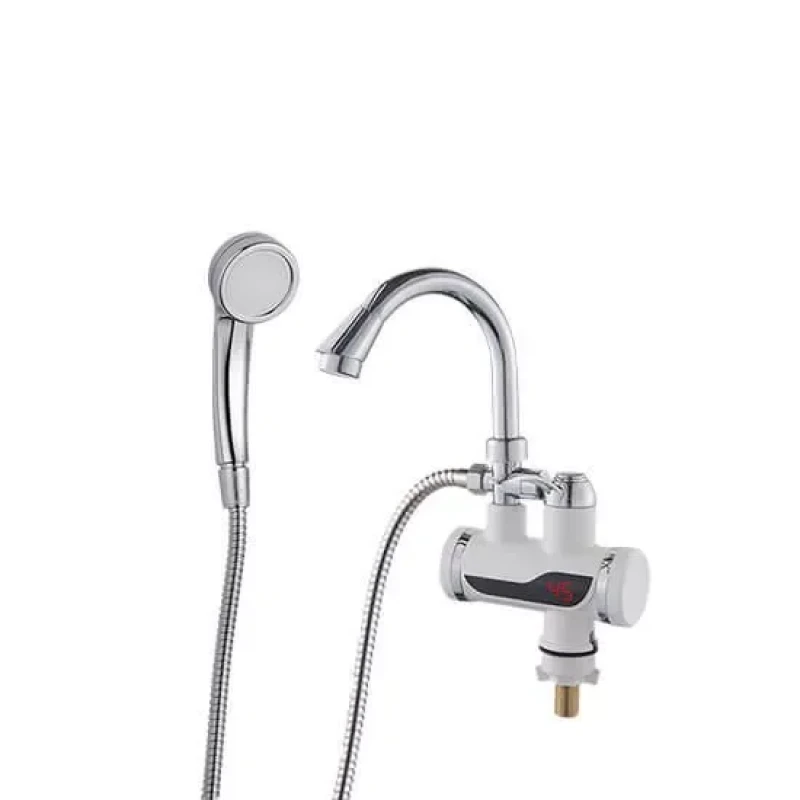 Проточный водонагреватель WEZER SDR-B07STP с датчиком температуры для ванны.