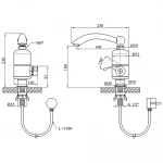 Проточний водонагрівач WEZER SDR-D05 кухня
