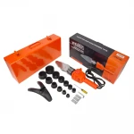 Аппарат для пайки пластиковых труб WEZER CF-63-15 2000 Вт с парными насадками Ø20-63