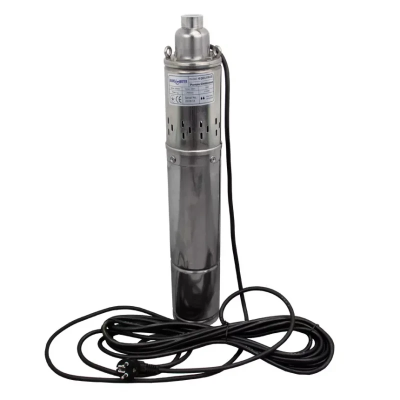 Насос шнековый GRANDWATER 4S QGD 1.8-50-0.55 0.55 кВт погружной (диаметр 96мм) с кабелем 9м