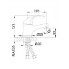 Смеситель для умывальника FRAP F1003 хромированный