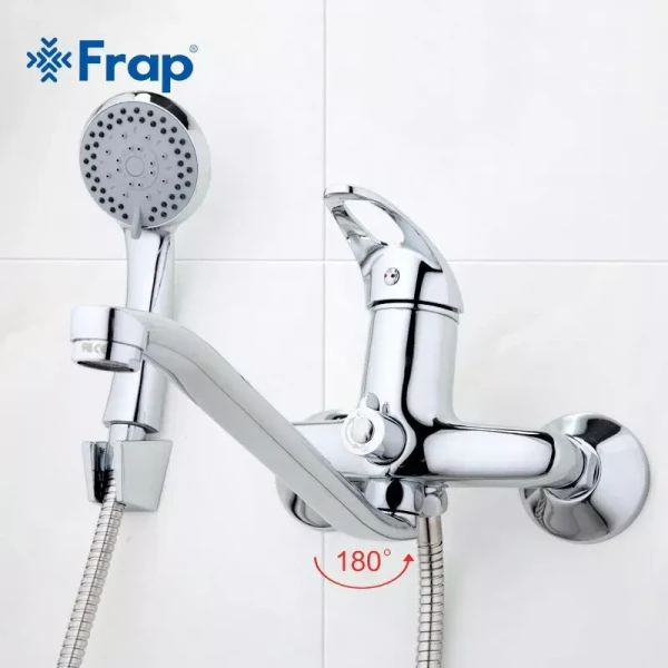 Смеситель для ванны FRAP F2203 хромированный