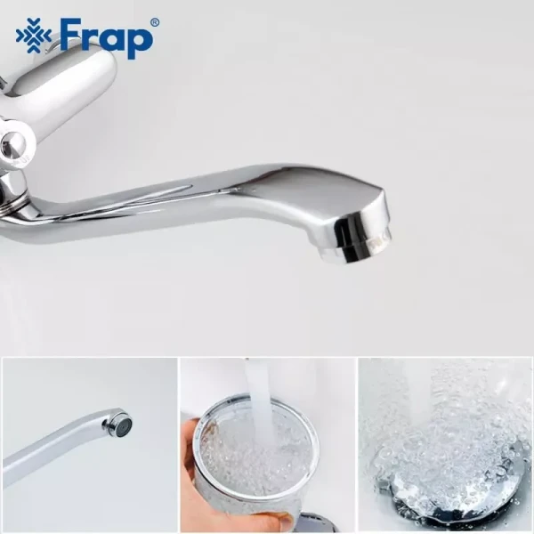 Смеситель для ванны FRAP F2203 хромированный