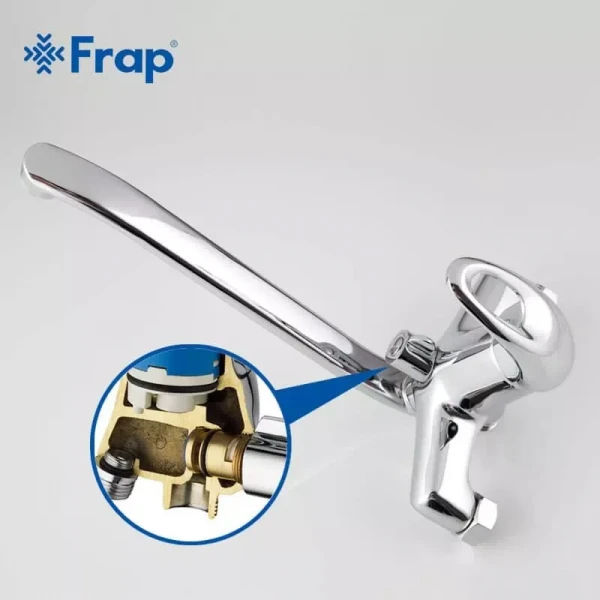 Смеситель для ванны FRAP F2203 хромированный