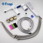 Змішувач для ванни на борт Frap F1134, білий/хром