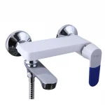 Смеситель для ванны FRAP F3234 белый/хром