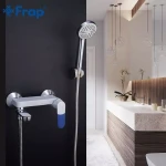 Смеситель для ванны FRAP F3234 белый/хром