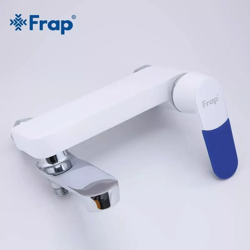 Смеситель для ванны FRAP F3234 белый/хром