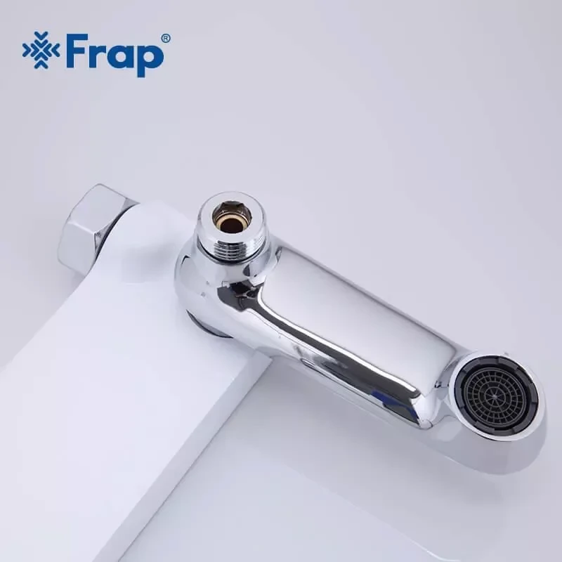 Смеситель для ванны FRAP F3234 белый/хром
