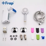 Смеситель для ванны FRAP F3234 белый/хром