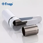 Смеситель для умывальника FRAP F1041 белый/хром