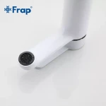 Смеситель для умывальника FRAP F1041 белый/хром