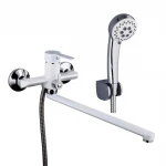 Смеситель для ванны FRAP F2241 белый/хром