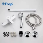 Смеситель для ванны FRAP F2241 белый/хром