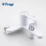Смеситель для ванны FRAP F3241 белый/хром