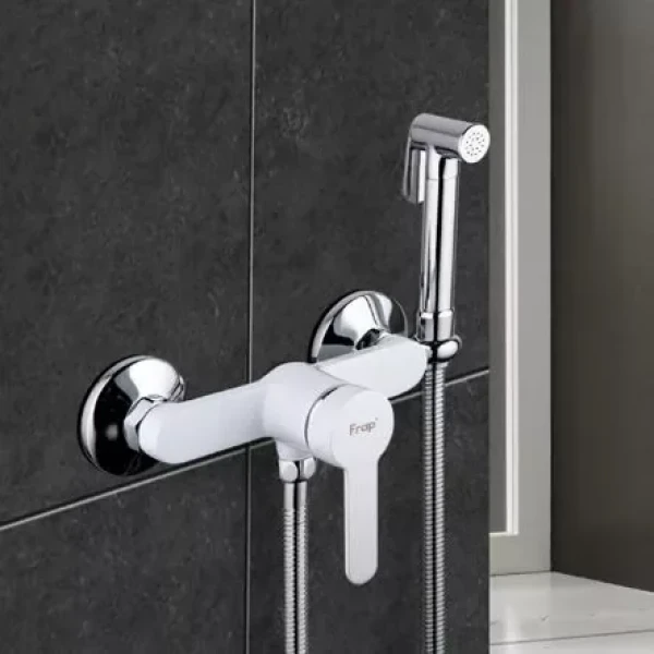 Гигиенический душ FRAP F2041-8 белый/хром