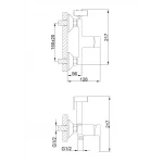 Гигиенический душ FRAP F2041-8 белый/хром