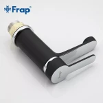Смеситель для умывальника FRAP F1042 черный/хром