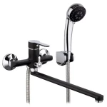 Смеситель для ванны FRAP F2242 черный/хром